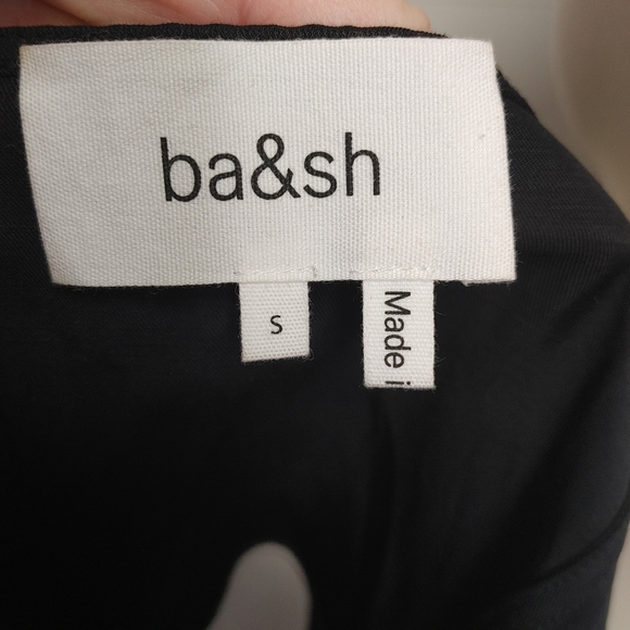 ba&sh Palaia linen blend puff sleeve dress size S - Picture 13 of 15